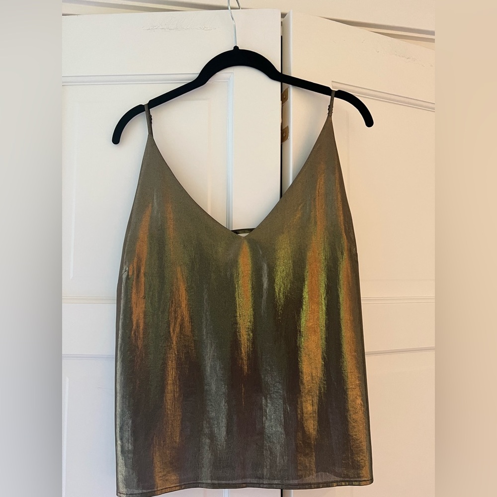 L’agence shimmer tank top